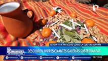 Áncash: Descubren impresionantes galerías subterráneas que serían tan antiguas como la cultura Chavín