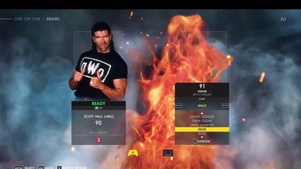 WWE 2K22  HULK HOGAN vs SCOTT HALL BACK STAGE