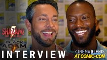 'Shazam 2' & 'Black Adam' Cast Interviews with Zachary Levi, Aldis Hodge