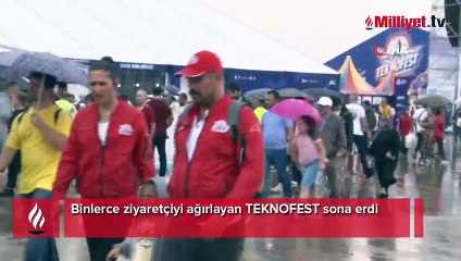 Binlerce ziyaretçiyi ağırlayan TEKNOFEST sona erdi