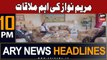 ARY News 10 PM Headlines 3rd September 2023 | US envoy meets PML-N leader Maryam Nawaz
