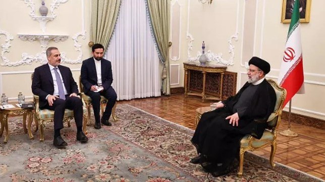 Dışişleri Bakanı Fidan, İran Cumhurbaşkanı Reisi ile görüştü