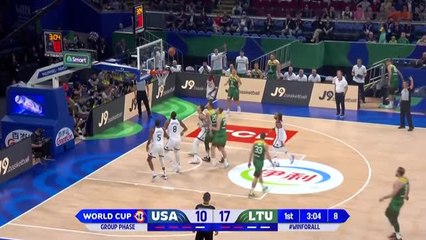 Lithuania stun the USA at FIBA World Cup
