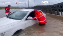 Chaos durch Unwetter in Spanien: Bis zu 216 Liter Regen pro Quadratmeter