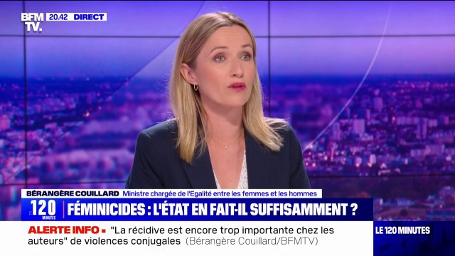 Féminicides: Le patriarcat est très présent dans notre société, et il faut qu'on arrive à changer les mentalités , affirme la ministre Bérangère Couillard