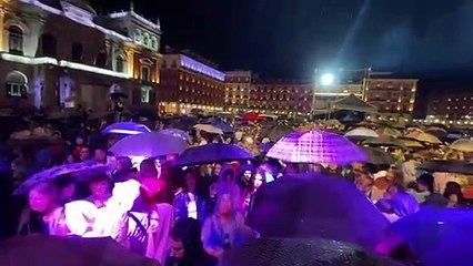 Concierto de La La Love You en la plaza Mayor de Valladolid