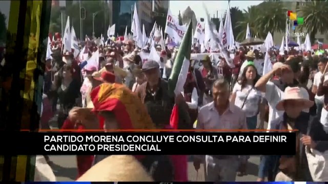 teleSUR Noticias 17:30 03-09: Partido Morena concluye consulta para definir candidato presidencial