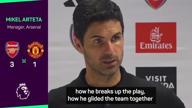 Arteta lauds 'magic' Rice in United win