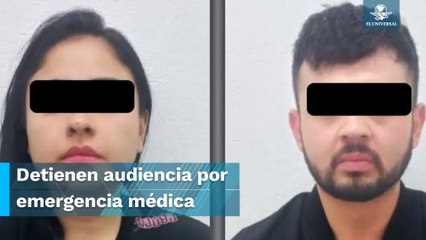 En plena audiencia, mujer relacionada con asesinato de hombre en Viaducto sufre ataque epiléptico