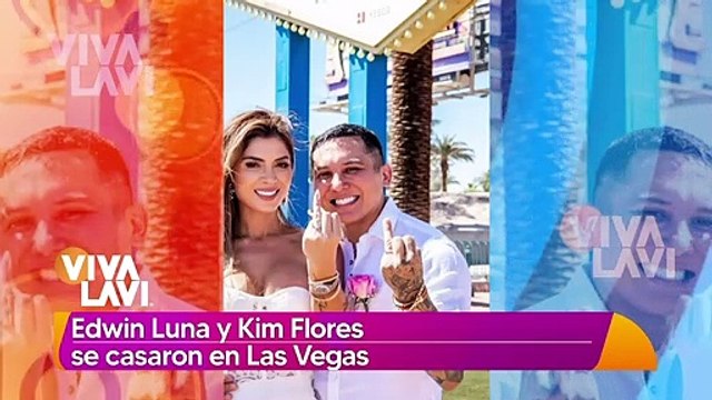 Edwin Luna y Kimberly Flores se casan en las vegas
