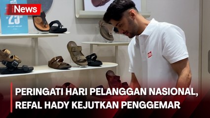 Kejutkan Penggemar, Refal Hady Rela jadi Pramubelanja di Hari Pelanggan Nasional