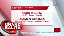 Cancelled flights as of 7:07 AM (September 4, 2023) | UB