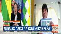 Evo Morales asegura que Arce ya está en campaña