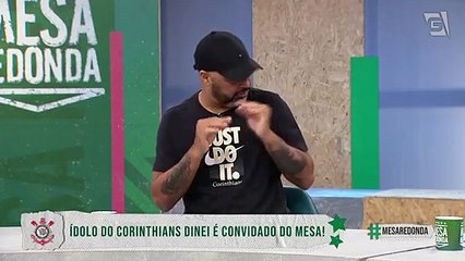 Dinei indica o que trouxe alegria para os corintianos no clássico