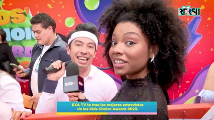Desde los Kids Choice Awards: Sam Vazquez, Andrés Vazquez y Ami Rodriguez
