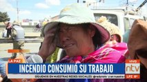 Familia lo perdió todo en incendio en El Alto