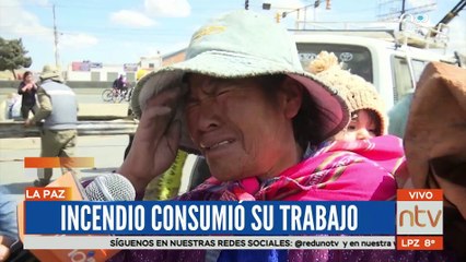 Familia lo perdió todo en incendio en El Alto