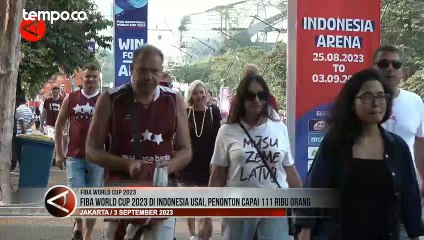 FIBA World Cup 2023 di Indonesia Usai, Penonton Capai 111 Ribu Oorang