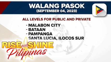 Download Video: Ilang pasok, suspendido pa rin dahil sa masamang panahon