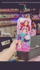 Disney Princess Ariel Mermaid Doll With Color-Change Hair And Tail