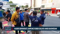 Kader Demokrat Lampung Robek Baliho Anies Baswedan