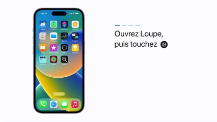 Mode de détection dans Loupe sur un iPhone doté du scanner LiDAR