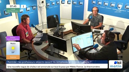 Christophe Dumaillet, co-secrétaire de la FSU de la Drôme