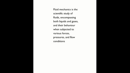 fluid machanics