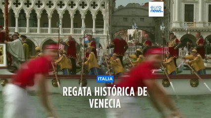 Venecia celebra un año más su tradicional Regata Histórica