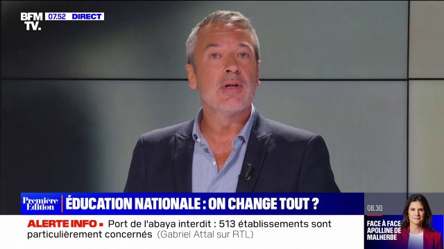 ÉDITO - Interdiction de l'abaya, réforme du bac... Gabriel Attal imprime sa marque au risque de donner le tournis