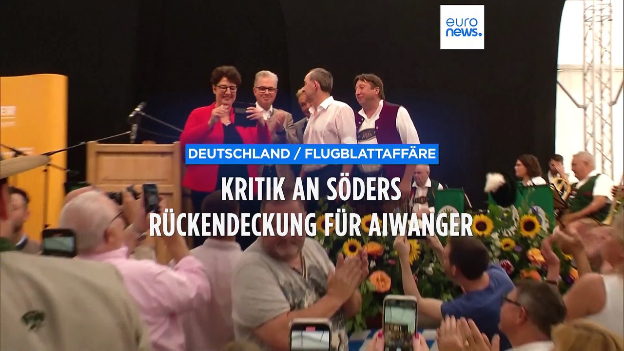 Flugblattaffäre: Söder hält an Aiwanger fest - Kritik reißt nicht ab