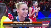 Milli voleybolcu Gizem Örge, Avrupa şampiyonluğu sonrası Türkiye'yi gözyaşlarına boğdu: Buradayım baba!
