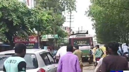 హనుమకొండ: ఆర్టీసీ డ్రైవర్ పై చేయిచేసుకున్న కారు డ్రైవర్..!