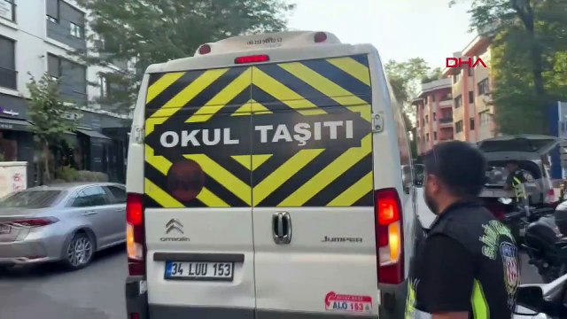 Inspection des autobus scolaires à Kadıköy : 4 conducteurs pénalisés