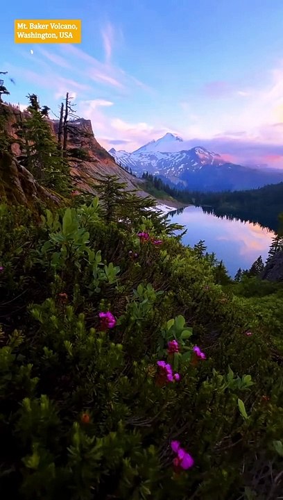 Mt. Baker Volcano, Washington, USA