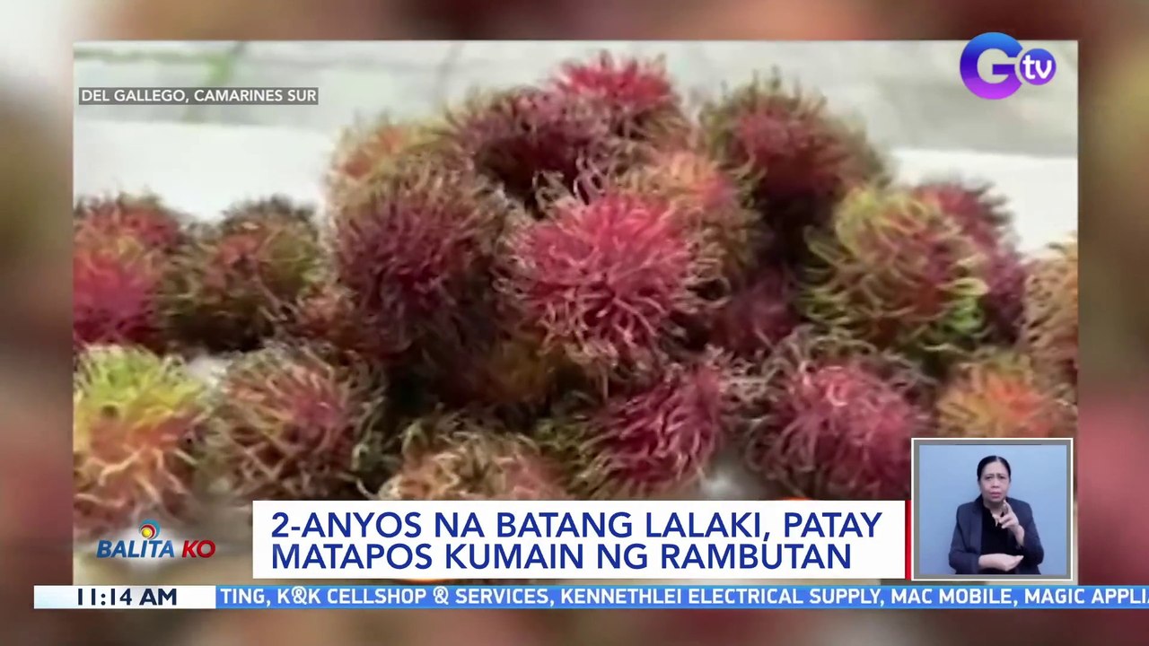 2-anyos na batang lalaki, patay matapos kumain ng rambutan | BK