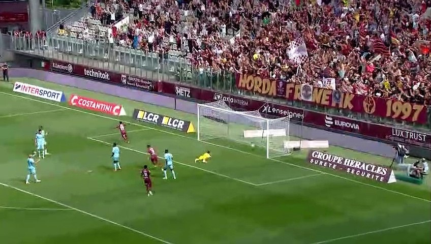 PETIT PENION 10*9 CM FC.METZ vs AS.MONACO FINAL COUPE DE FRANCE 1984