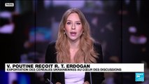 Exportations de céréales ukrainiennes : Erdogan en Russie pour tenter de convaincre Poutine