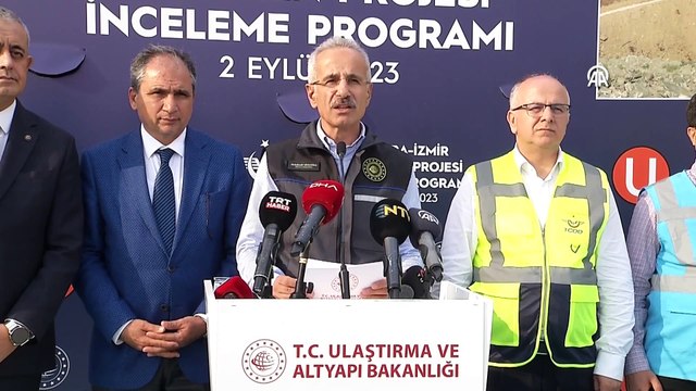 Uşak'a Hızlı Tren ne zaman gelecek Ulaştırma Bakanı Eşme'deki tünel açılışında konuştu, net bilgiler verdi...