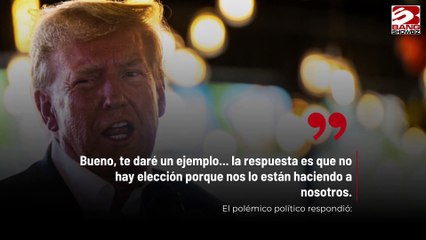 Donald Trump "encerrará" a sus enemigos políticos si es reelegido