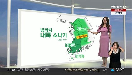 [생활날씨] 밤까지 요란한 소나기…내일 서쪽 무더위