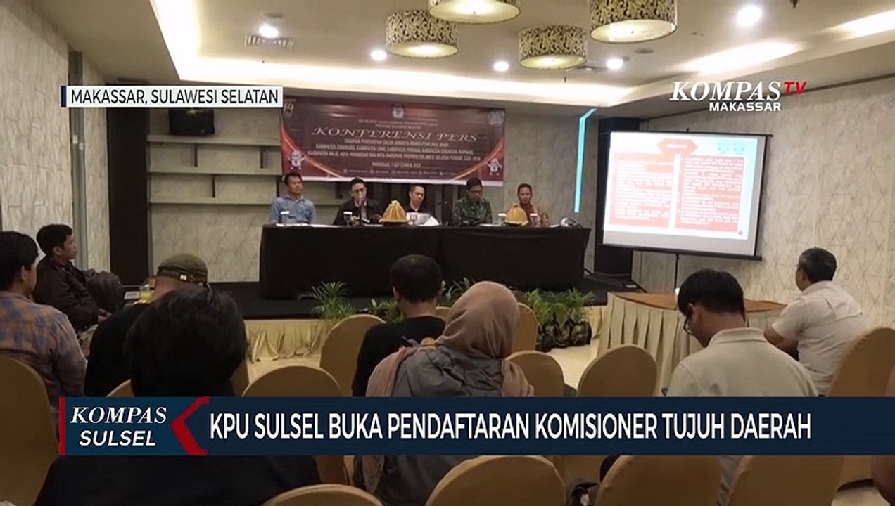 KPU Sulsel Buka Pendaftaran Komisioner Tujuh Daerah