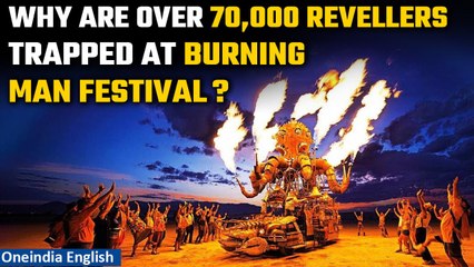Nevada's Burning Man Festival turns chaotic; Over 70,000 stranded after heavy rainfall