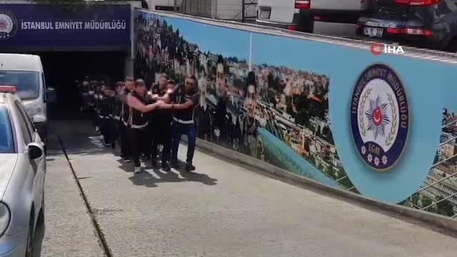 Organize suç örgütlerine operasyon: 17 şüpheli adli makamlara sevk edildi
