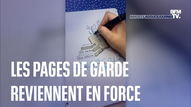 Bien illustrer sa page de garde sur ses cahiers: la tendance sur TikTok en cette rentrée