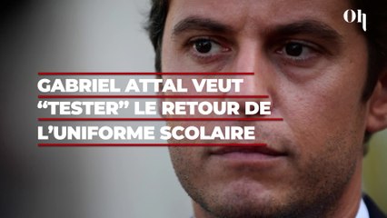 Gabriel Attal veut “tester” le retour de l’uniforme scolaire, comme “solution” à l’abaya