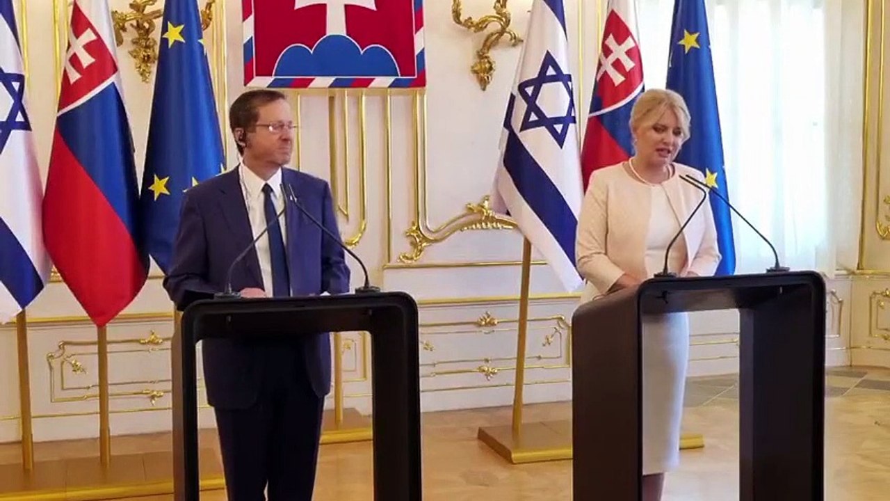 ZÁZNAM: Prezidenti SR a Izraela vidia viacero oblastí na prehĺbenie spolupráce krajín