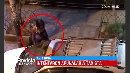 Amenazan a un taxista con un arma blanca luego de pinchar los neumáticos de su vehículo