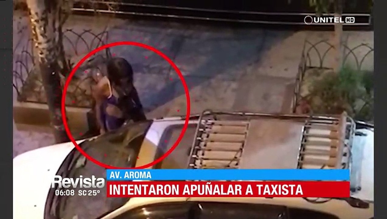 Amenazan a un taxista con un arma blanca luego de pinchar los neumáticos de su vehículo