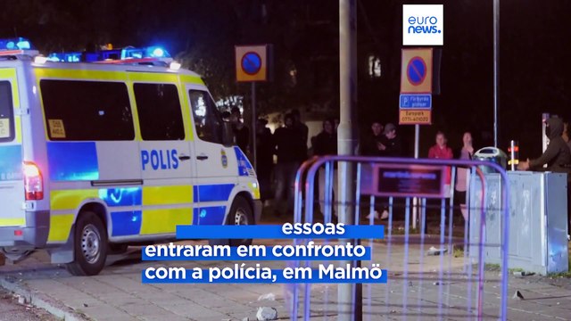 Confrontos e dezenas de carros incendiados em Malmö, na Suécia